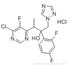 3-(6-Chloro-5-fluoropyrimidin-4-yl)-2-(2,4-difluorophenyl)-1-(1H-1,2,4-triazol-1-yl)butan-2-ol hydrochloride CAS 188416-20-8